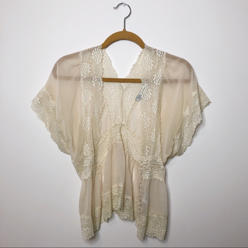 Flowy Boho Sheer Kimono